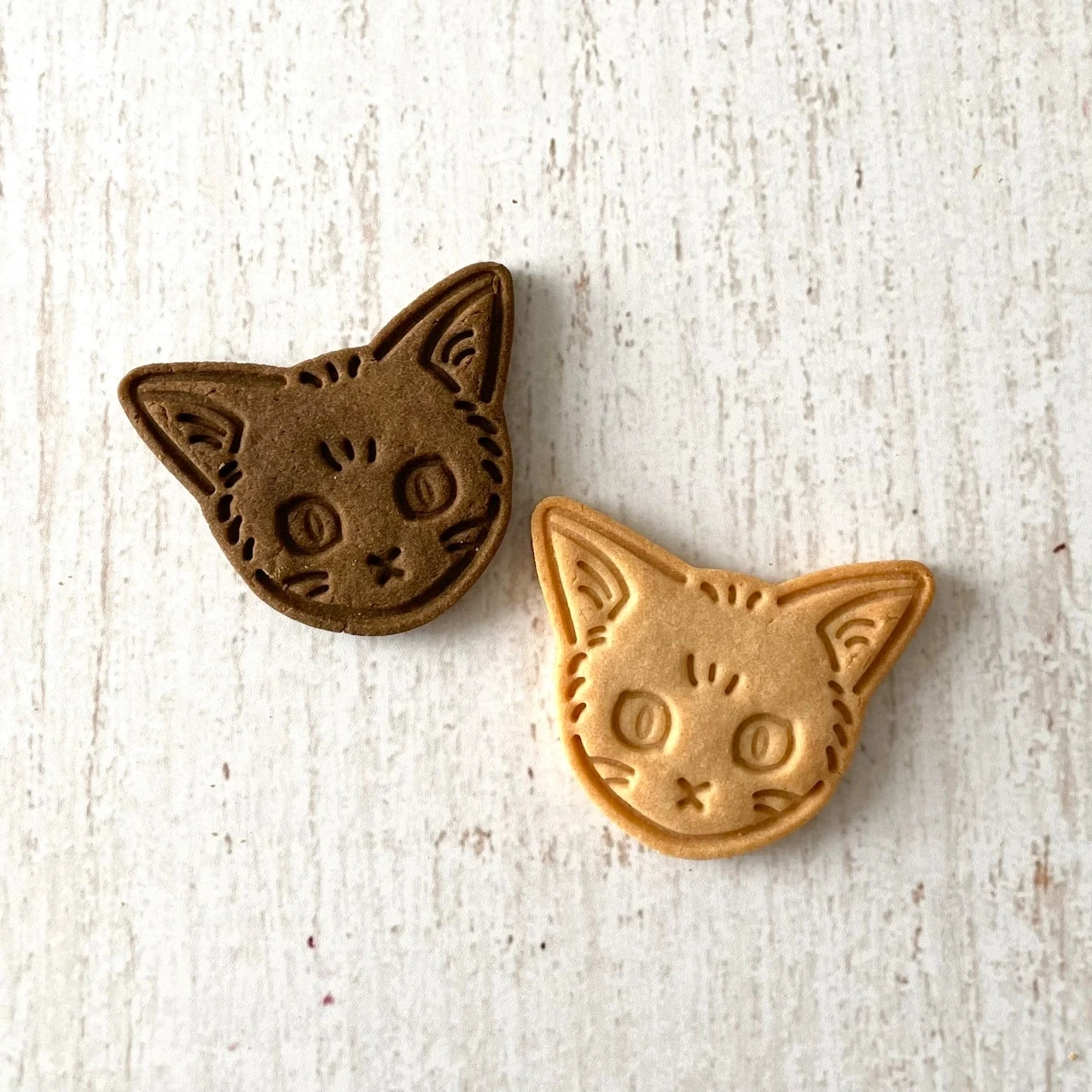 米粉のねこクッキー(きなこ＆ほうじ茶) - 画像2